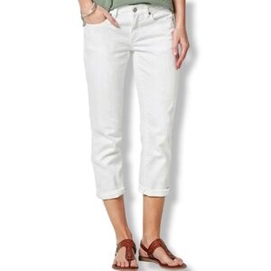 Sonoma - White Modern Fit Capris